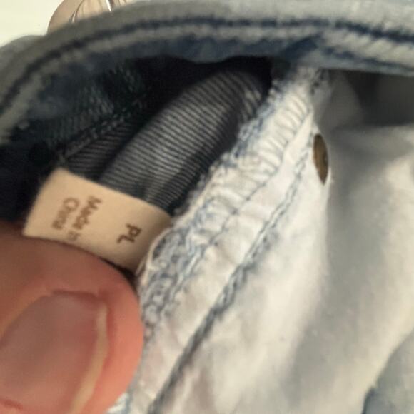 Soft Surroundings light wash Jeans Floral Leaf pattern PL Feminine  casual chic - Picture 7 of 10